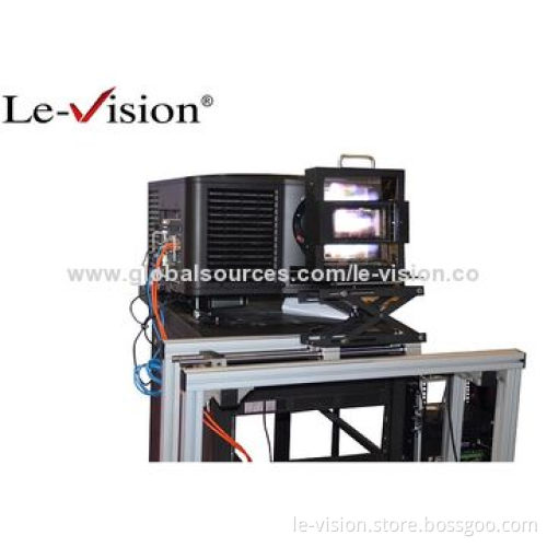 Export Triple Optical Recycling 3D Polarization Modulator for Cinema and Theater Projector System